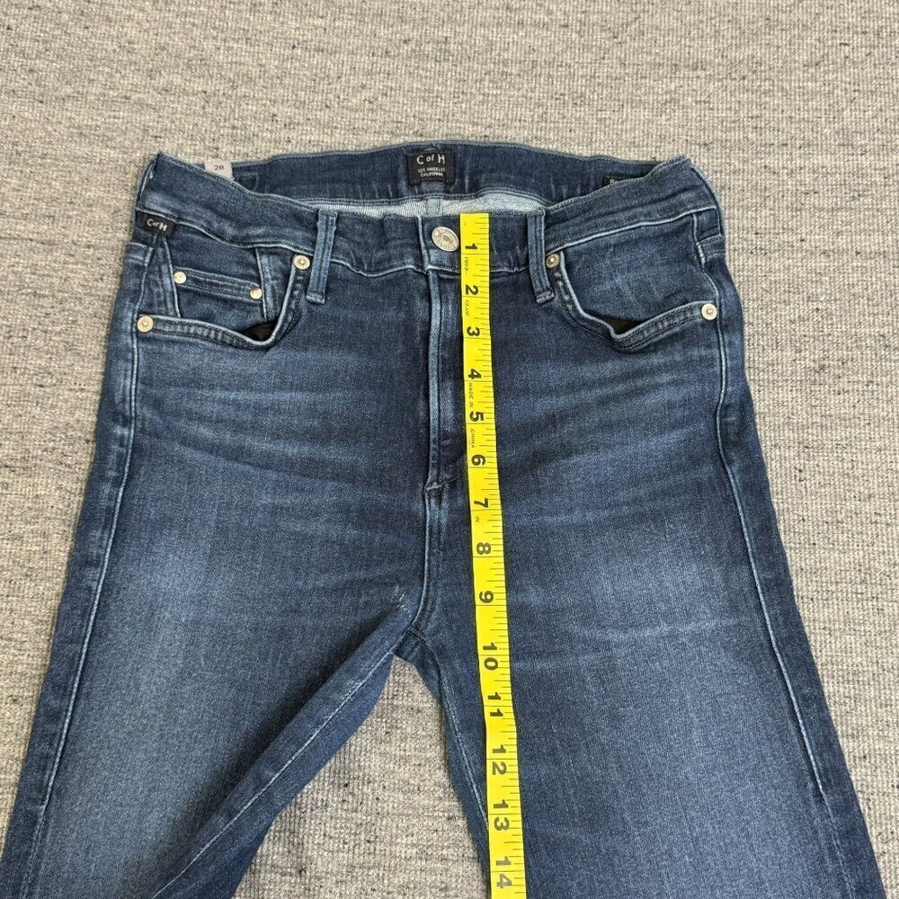 Citizens Of Humanity Rocket Women's Ankle Mid Rise Skinny Dark Denim Size 28 - Picture 5 of 15